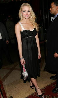 Actress Leven Rambin at the N.Y. premiere of "The Good Shepherd."