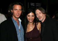Director Tom DiCillo, actors Callie Thorne and Steve Buscemi at the premiere of "Delirious" during the 2007 Sundance Film Festival.