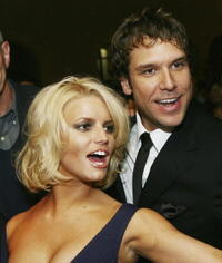 Dane Cook and Jessica Simpson at the afterparty for the Los Angeles premiere of "Employee of the Month"