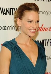 Hilary Swank at the New York premiere of "Amelia."