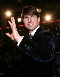 Tom Cruise at the "Mad Money" premiere in Westwood, California