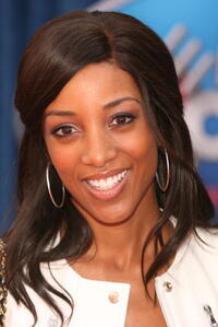 Reporter Shaune Robinson at the L.A. premiere of "Meet the Robinsons."