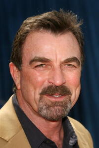 Actor Tom Selleck at the L.A. premiere of "Meet the Robinsons."