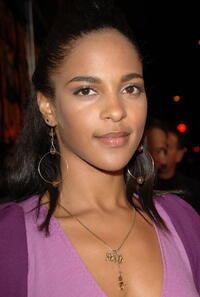 Actress Megalyn Echikunwoke at the Hollywood premiere of "Alpha Dog."