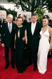 "Lucky You" star Robert Duvall, left, with Luciana Pedraza, Thomas Haden Church and Mia Church at the 64th annual Golden Globe Awards.
