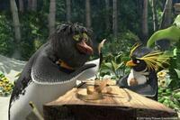 A scene from the film "Surf's Up."