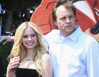 Avril Lavigne and "Over the Hedge" screenwriter Karey Kirkpatrick at the Los Angeles premiere of "Over the Hedge"