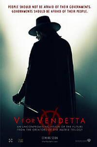 Poster art for "V for Vendetta."