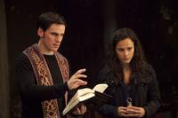 Colin O'Donoghue as Michael Kovak and Alice Braga as Angeline in "The Rite."