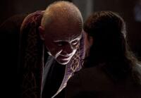 Anthony Hopkins as Father Lucas and Marta Gastini as Rosaria in "The Rite."