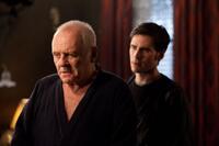 Anthony Hopkins as Father Lucas and Colin O'Donoghue as Michael Kovak in "The Rite."