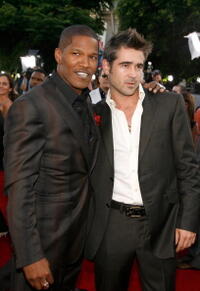 Jamie Foxx and Colin Farrell at the Westwood premiere of "Miami Vice"