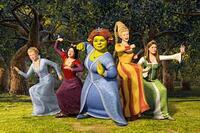Princess Fiona (Cameron Diaz) and her entourage of princesses in "Shrek the Third."