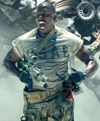 Tyrese Gibson as Epps in "Transformers."