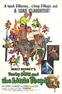 Poster art for "Darby O'Gill and the Little People."