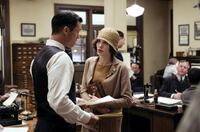 Jeffrey Donovan as Captain J.J. Jones and Angelina Jolie as Christine Collins in "Changeling."