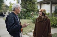 Director/Producer Clint Eastwood and Angelina Jolie on the set of "Changeling."