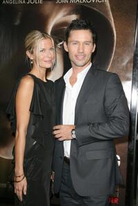 Jeffrey Donovan and Guest at the California premiere of "Changeling."