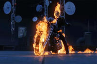 A scene from "Ghost Rider."