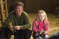 Kurt Russell and Dakota Fanning in "Dreamer: Inspired by a True Story."