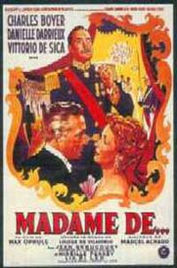 Poster art for "The Earrings of Madame de."
