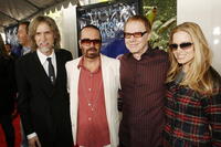 Producer/songwriter Glen Ballard and musicians Dave Stewart, Danny Elfman and actress Bridget Fonda at the L.A. premiere of "Charlotte's Web."