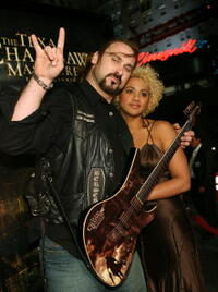 Andrew Bryniarsk and Tegan Rich at the Los Angeles premiere of "Texas Chainsaw Massacre: The Beginning"