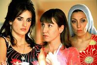 Penelope Cruz as Raimunda and Lola Duenas as Sole in "Volver."