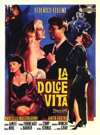 Poster art for "La Dolce Vita."