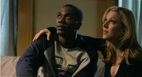 Nashawn Kearse as Isaiah and Tatum O'Neal as Erica in "My Brother."