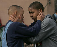 Donovan Jennings as James and Rodney Henry Jr. as Isaiah in "My Brother."