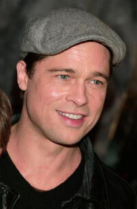 Actor Brad Pitt at the L.A. premiere of "Beowulf."