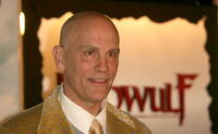 Actor John Malkovich at the L.A. premiere of "Beowulf."