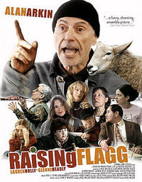 Poster art for "Raising Flagg."