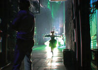 A performer walks on stage for "Wicked" in "ShowBusiness: The Road to Broadway."