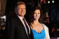 Robert Zemeckis and Guest at the London premiere of "Disney's A Christmas Carol."