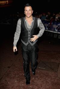 Peter Andre at the London premiere of "Disney's A Christmas Carol."