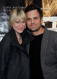 "Zodiac" star Mark Ruffalo and actress Sunrise Coigney at the launch for Lisa Hoffman's Night and Day 24 hour Skincare in L.A.