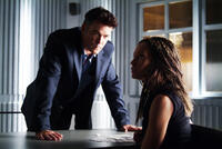 Ray Liotta and Jolene Blalock in "Slow Burn."