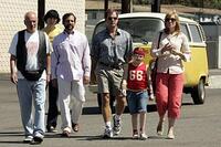 Alan Arkin, Paul Dano, Steve Carell, Greg Kinnear, Abigail Breslin and Toni Collette in "Little Miss Sunshine.''