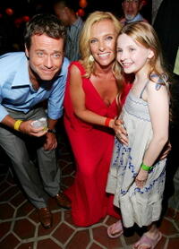 Greg Kinnear, Toni Collette and Abigail Breslin at the after party of the "Little Miss Sunshine" premiere in N.Y.