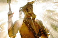 Raoul Trujillo as Zero Wolf in "Apocalypto."