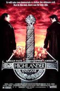 Poster art for "Highlander: Endgame."