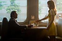 Ian McShane and Kate Mara in "We Are Marshall."