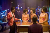 James 'Thunder' Early (Eddie Murphy), teaches the Dreamgirls a song in "Dreamgirls."