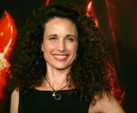 Actress Andi MacDowell at the Beverly Hills premiere of "Dreamgirls."