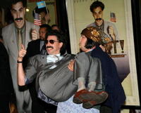 Sacha Baron Cohen at the Hollywood premiere of "Borat: Cultural Learnings Of America"