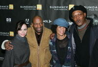 Christina Ricci, John Singleton, Stephanie Allain and Samuel L. Jackson at the Sundance Film Festival premiere of "Black Snake Moan." 