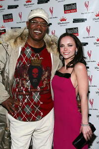 "Black Snake Moan" co-stars Samuel L. Jackson and Christina Ricci at the N.Y. premiere.