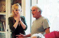 Cate Blanchett and director Richard Eyre on the set of "Notes on a Scandal."